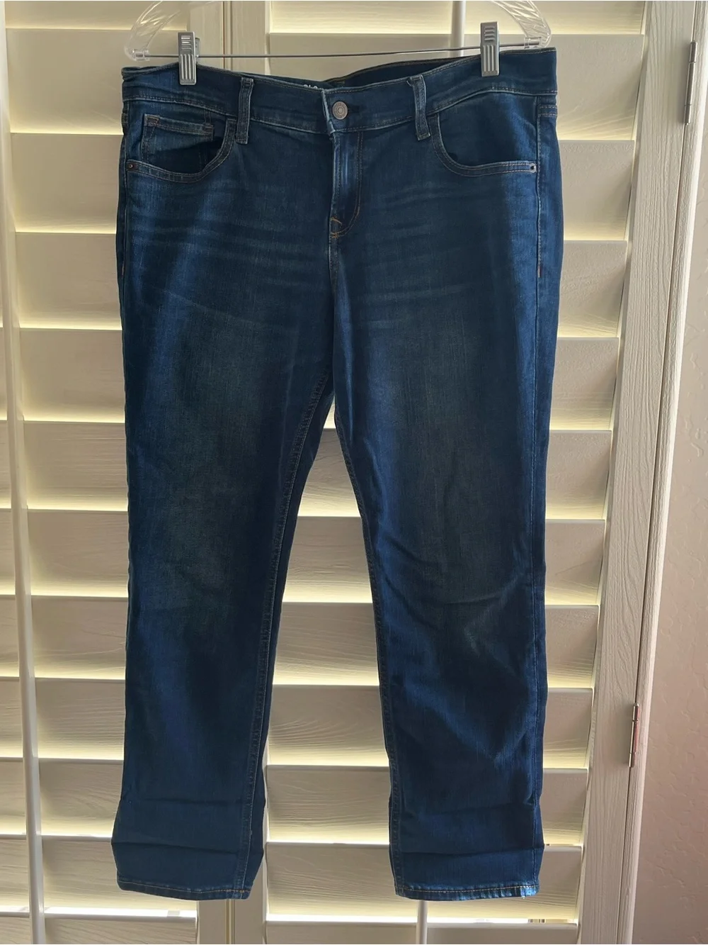 Old Navy Indigo Cropped Stretch Jeans - Picture 1 of 4